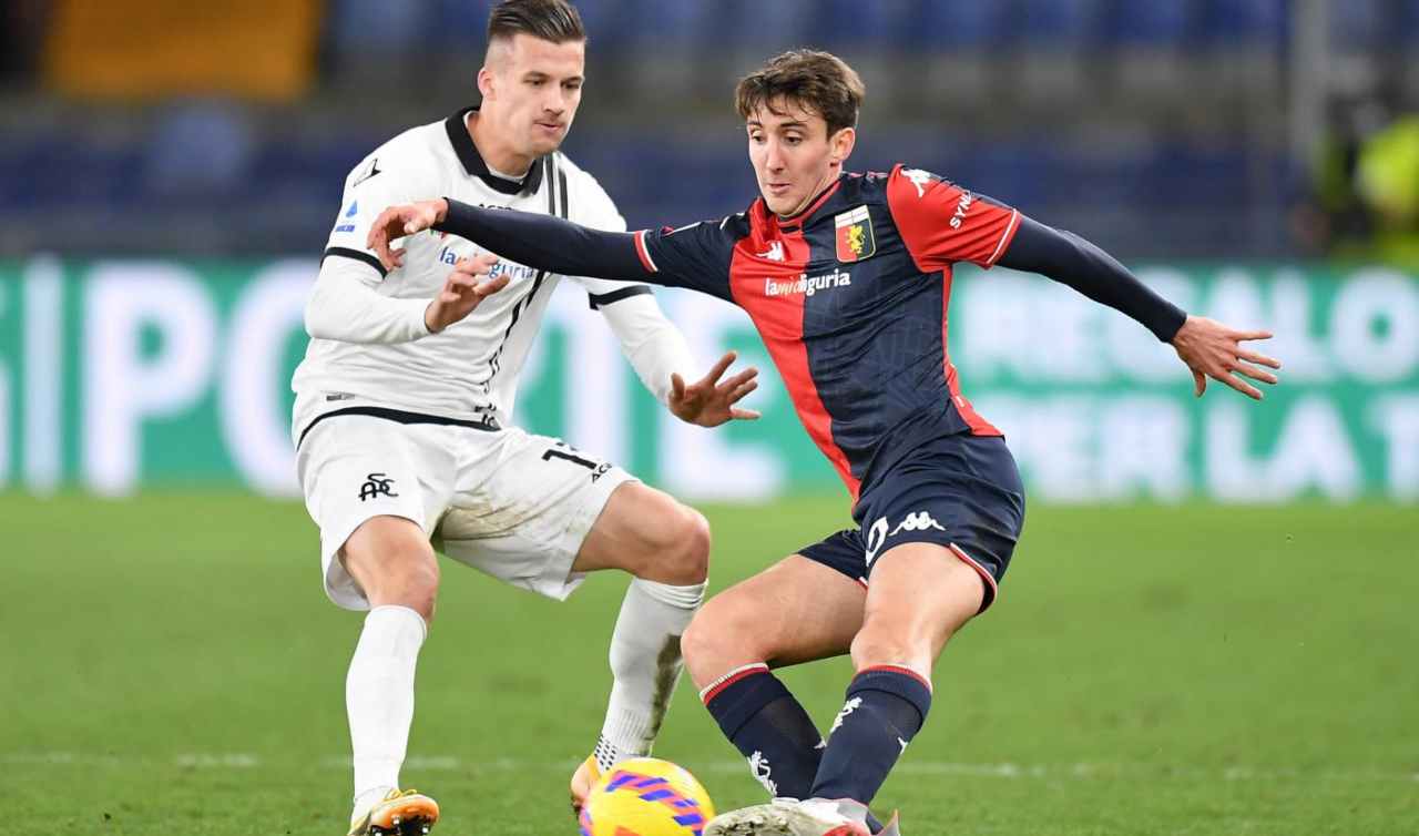 Cambiaso con la maglia del Genoa 