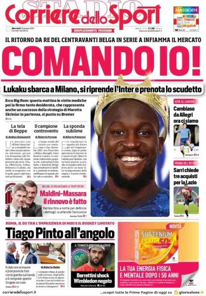 Corriere dello Sport | Comando io!