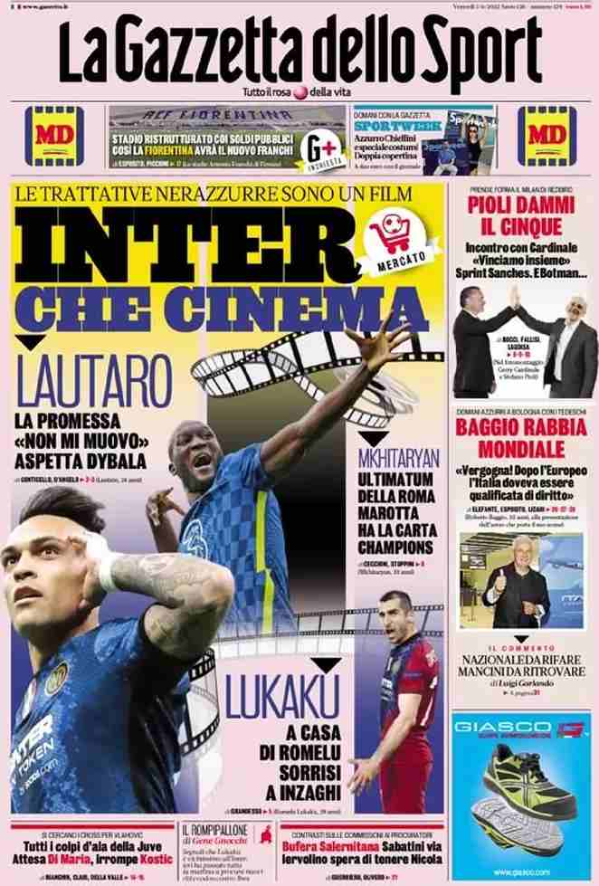 La Gazzetta dello Sport | Inter, che cinema