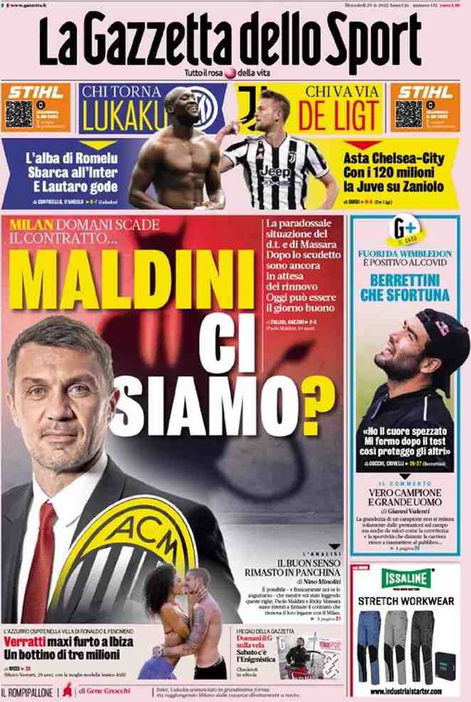 La Gazzetta dello Sport | Maldini ci siamo?