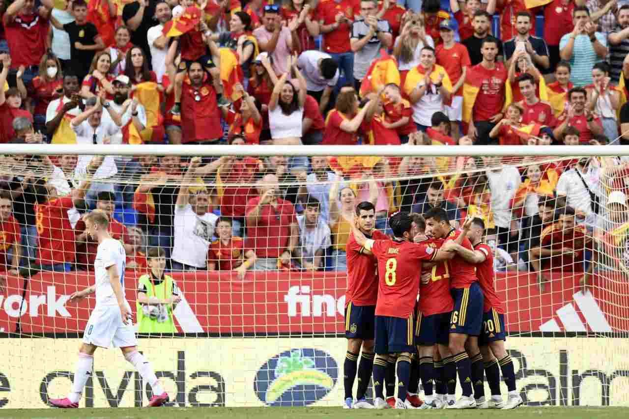 Nations League, i risultati della sera: la Spagna vola