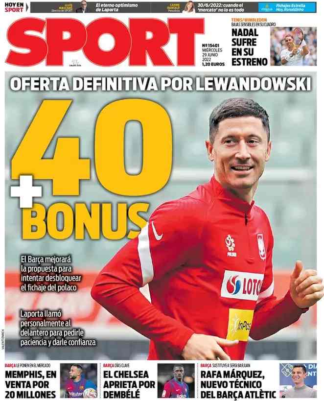 Sport | 40 + Bonus