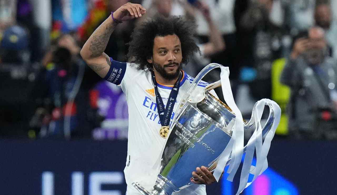 Marcelo con la Champions League