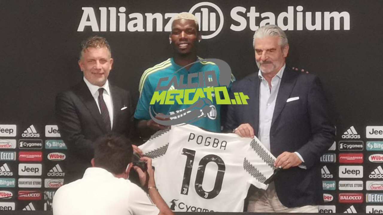 Juventus, la conferenza stampa di Pogba