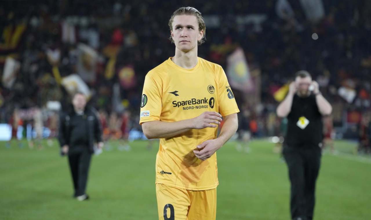 Solbakken con la maglia del Bodo 