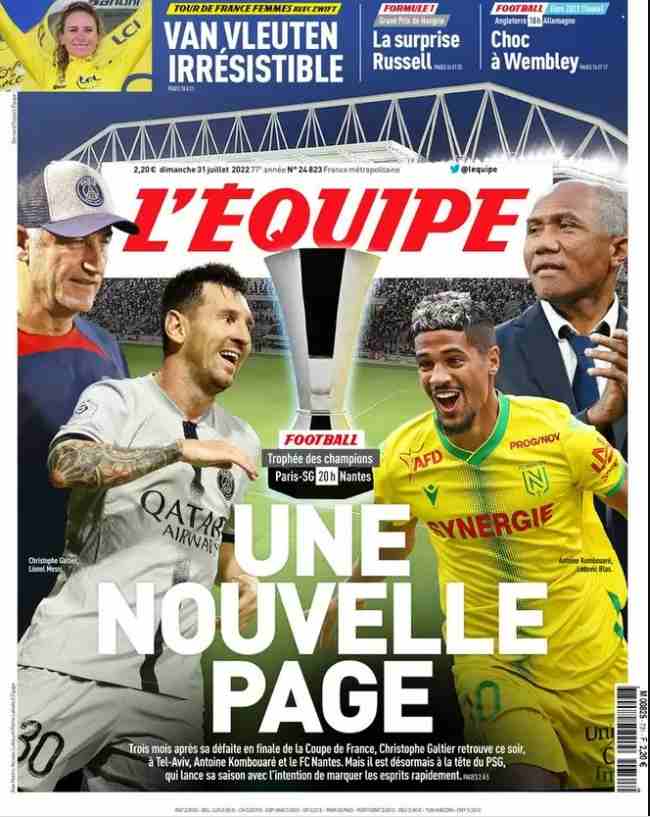 L'Equipe - Une nouvelle page