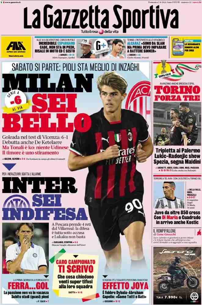 La Gazzetta dello Sport | Milan sei bello
