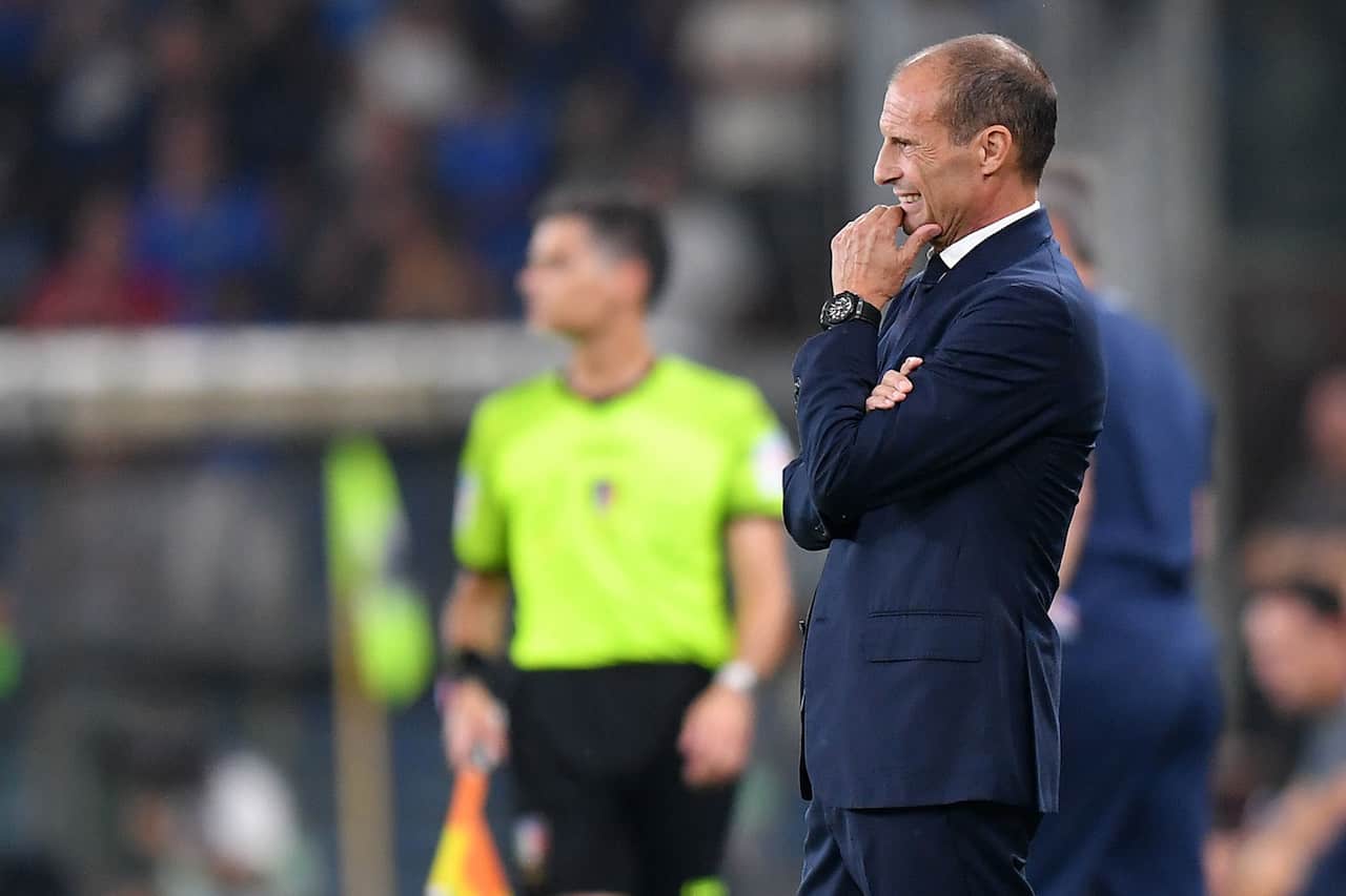 Allegri nel post gara di Sampdoria-Juventus