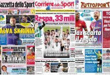 Rassegna Stampa, le prime pagine dei quotidiani sportivi dell'11 agosto
