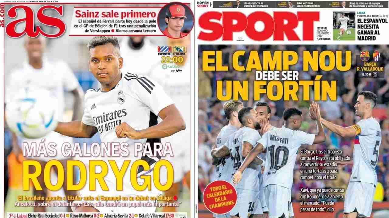 Rassegna Stampa, le prime pagine dei quotidiani sportivi del 28 agosto