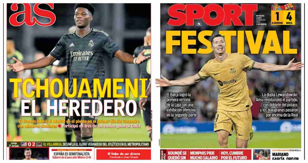 Rassegna Stampa, le prime pagine dei quotidiani sportivi del 22 agosto