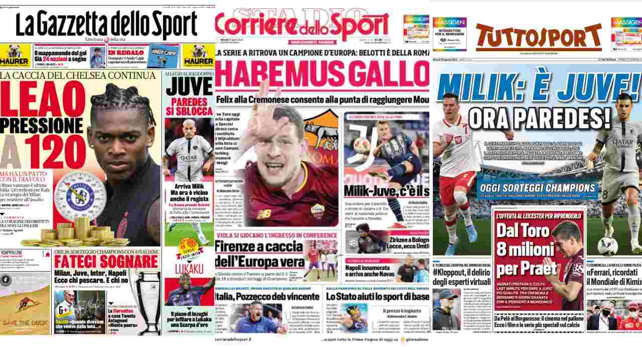 rassegna stampa 25 agosto 2022