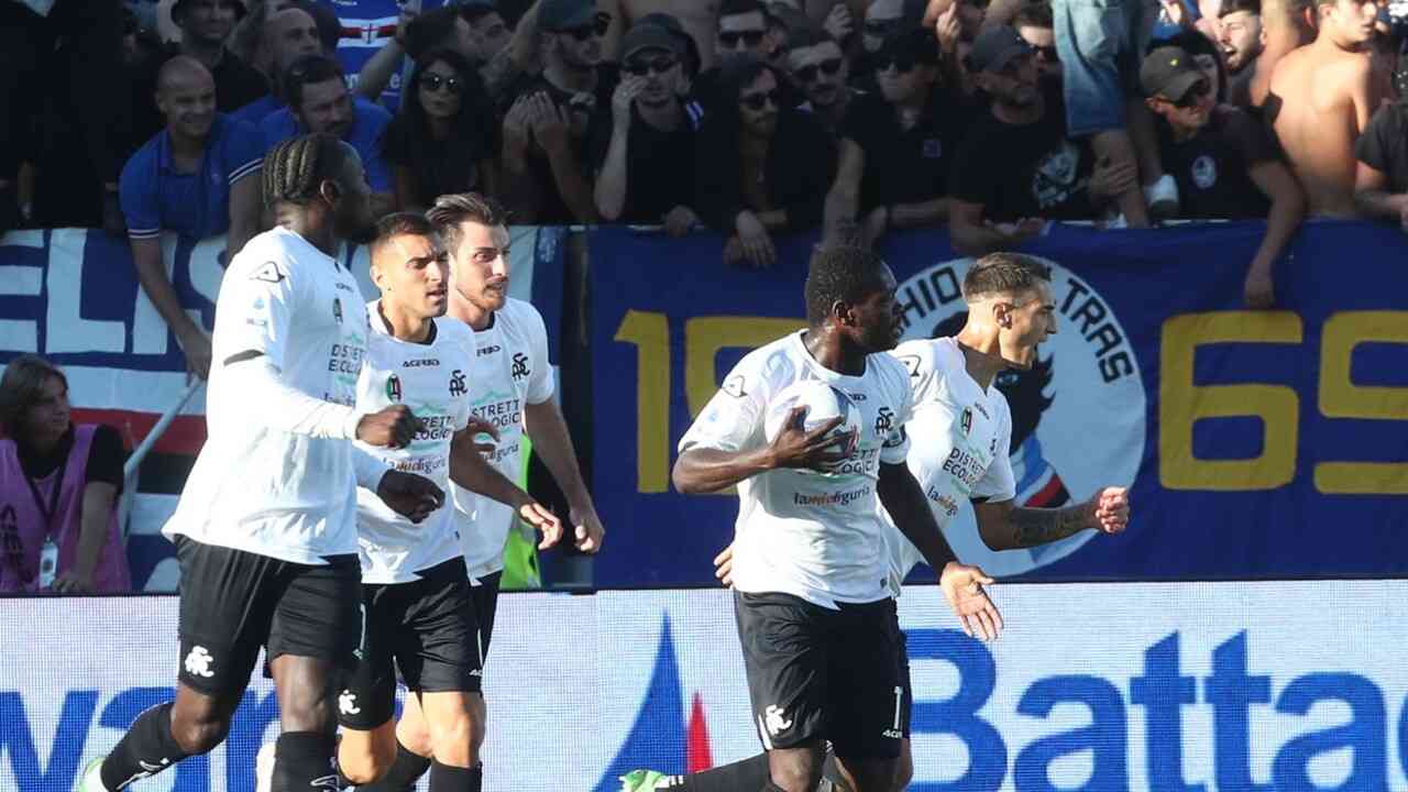 Serie A, Spezia-Sampdoria 2-1