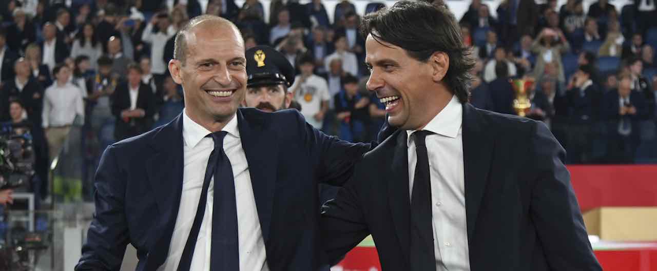 Allegri e Inzaghi: tifosi Juve e Inter contrariati