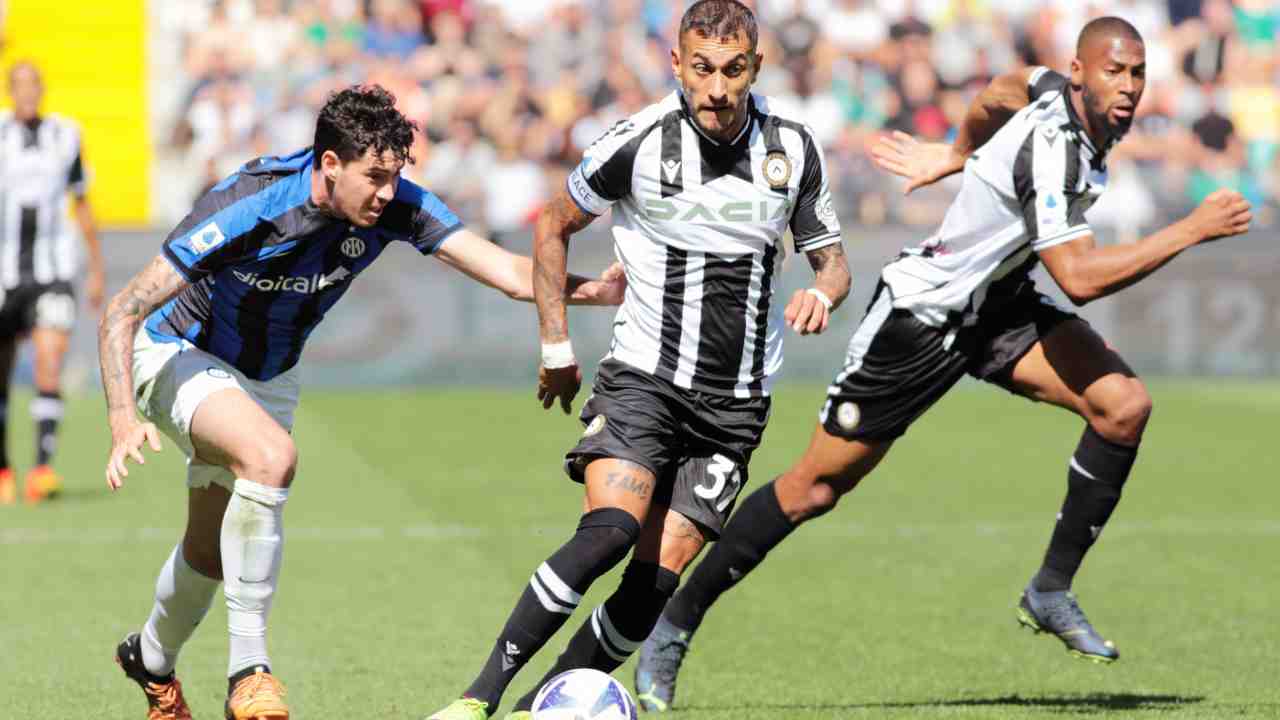 Udinese-Inter, voti e tabellino: Bastoni irriconoscibile, Pereyra incontenibile