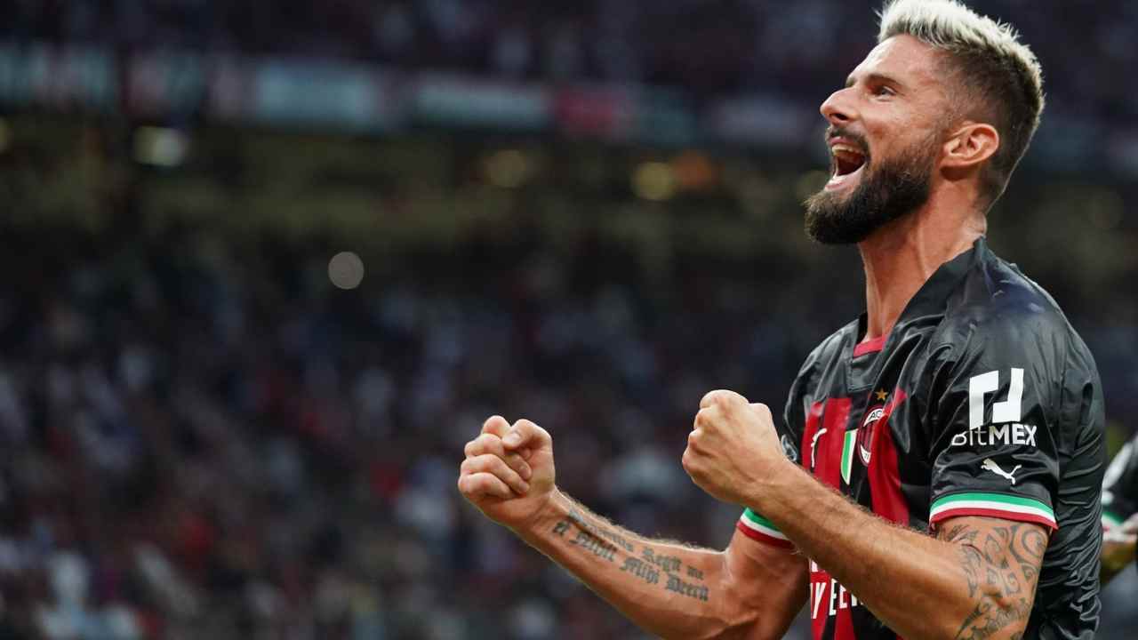 Champions League, il Milan non sbaglia contro la Dinamo Zagabria: ancora Giroud