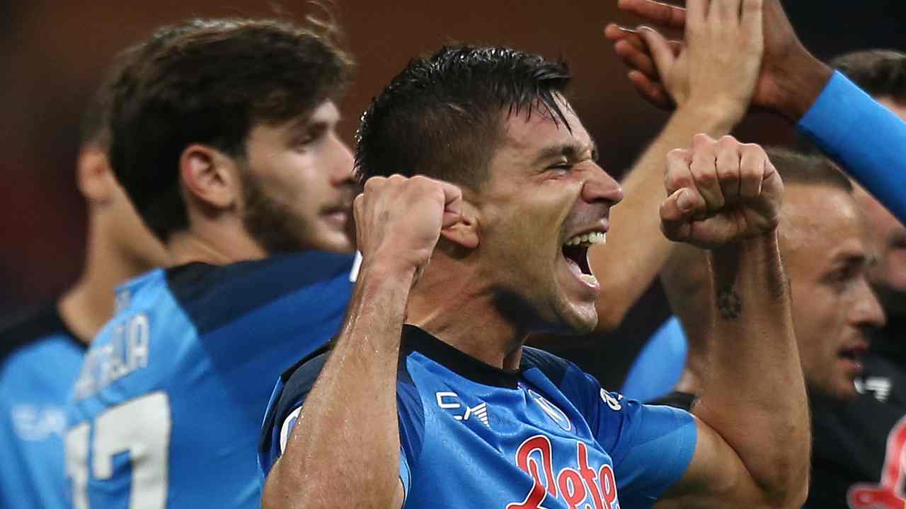 Giroud illude il Milan: successo Napoli a San Siro con Politano e Simeone