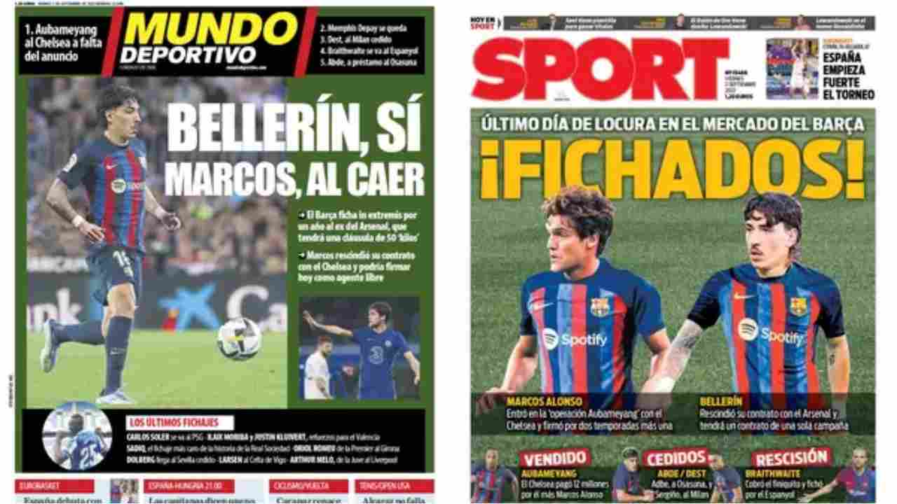 Rassegna Stampa, le prime pagine dei quotidiani sportivi del 2 settembre