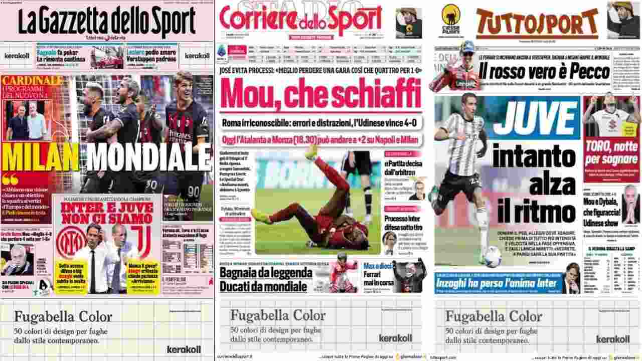 Rassegna Stampa, le prime pagine dei quotidiani sportivi del 5 settembre