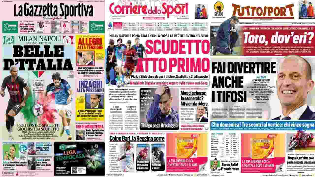 Rassegna Stampa, le prime pagine dei quotidiani sportivi del 18 settembre