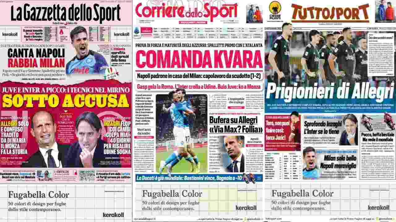Rassegna Stampa, le prime pagine dei quotidiani sportivi del 19 settembre