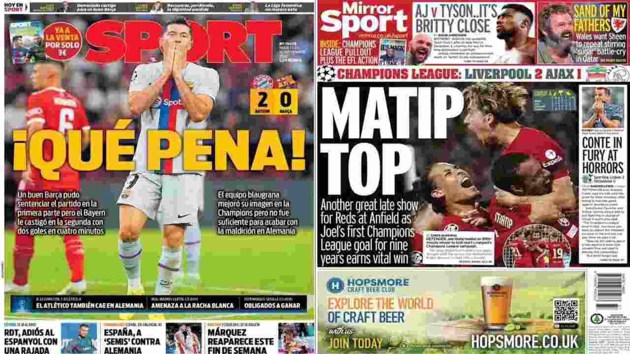 Rassegna Stampa, le prime pagine dei quotidiani sportivi del 14 settembre