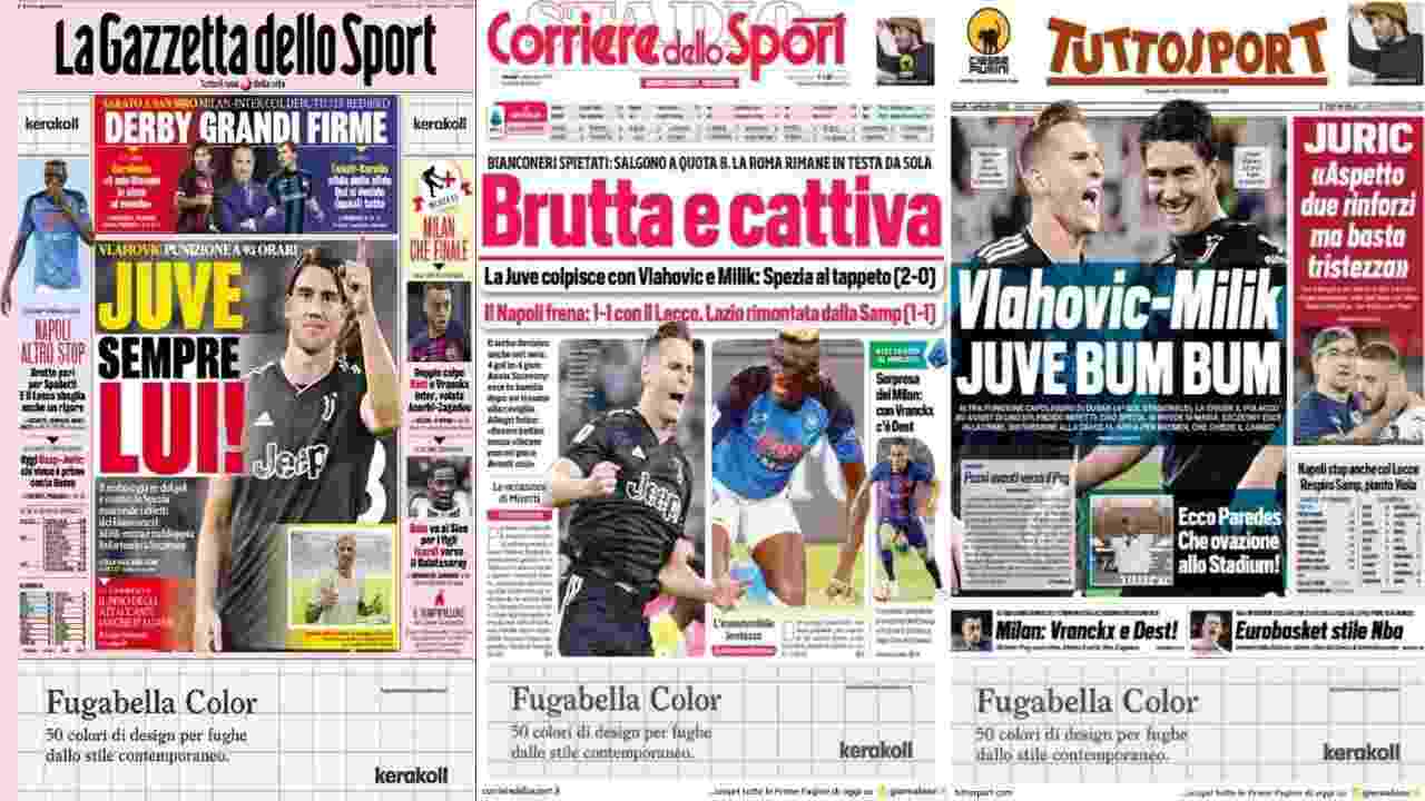 Rassegna Stampa, le prime pagine dei quotidiani sportivi del 1 settembre