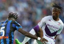 Atalanta-Fiorentina Espulsione Kouamé