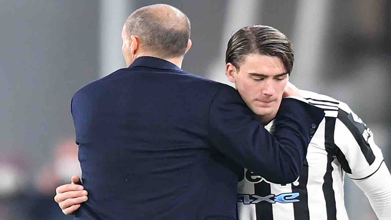 Juventus, Allegri e la situazione di Vlahovic