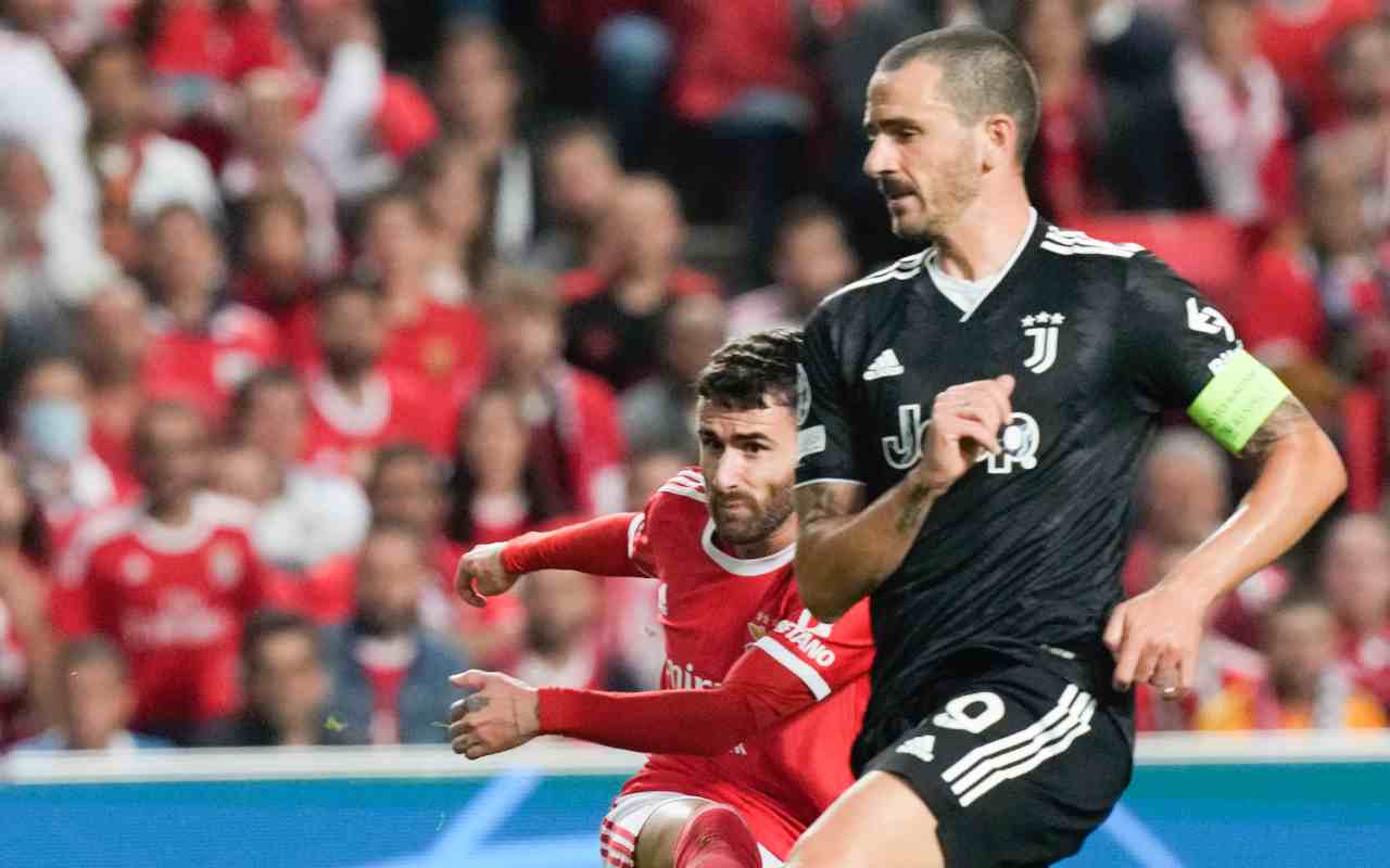Benfica-Juventus, voti e tabellino primo tempo: Silva incontenibile, Bonucci e Cuadrado sono un danno