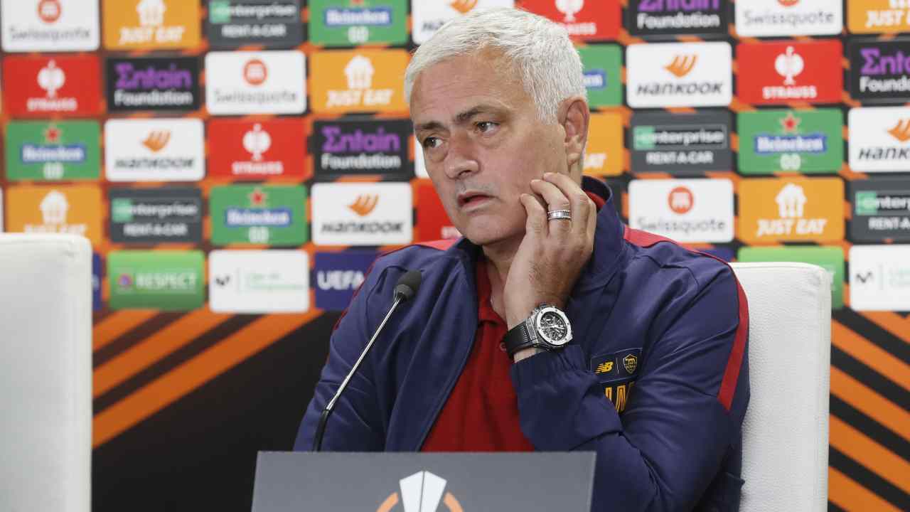 Helsinki-Roma, Mourinho in conferenza