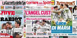 Rassegna Stampa, le prime pagine dei quotidiani sportivi del 6 ottobre