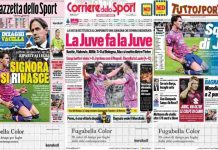 Rassegna Stampa, le prime pagine dei quotidiani sportivi del 3 ottobre