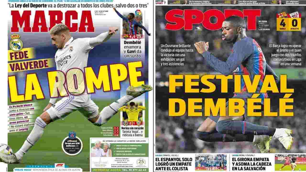 Rassegna Stampa, le prime pagine dei quotidiani sportivi del 24 ottobre