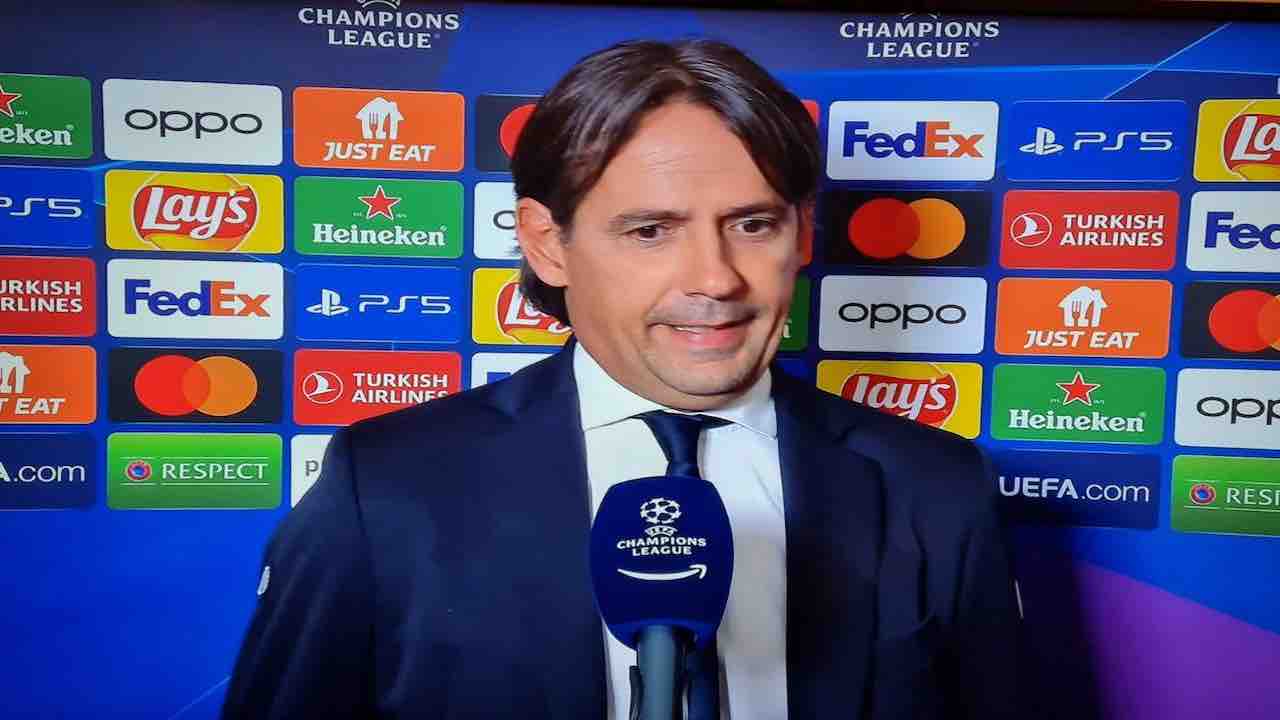 Simone Inzaghi dopo Inter-Viktoria