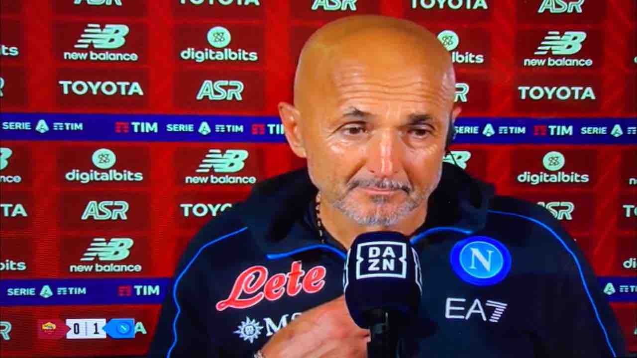 Roma-Napoli: Spalletti a DAZN