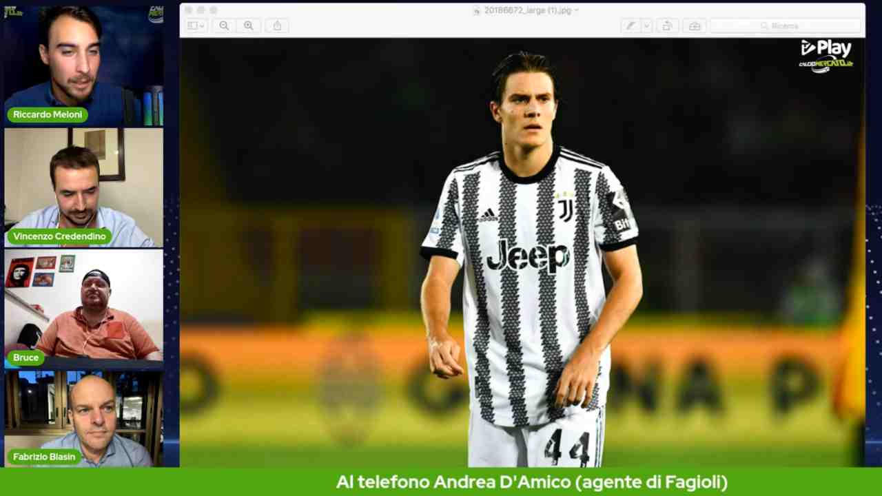 Calciomercato Juve, l'agente di Fagioli: "Spero rimanga"