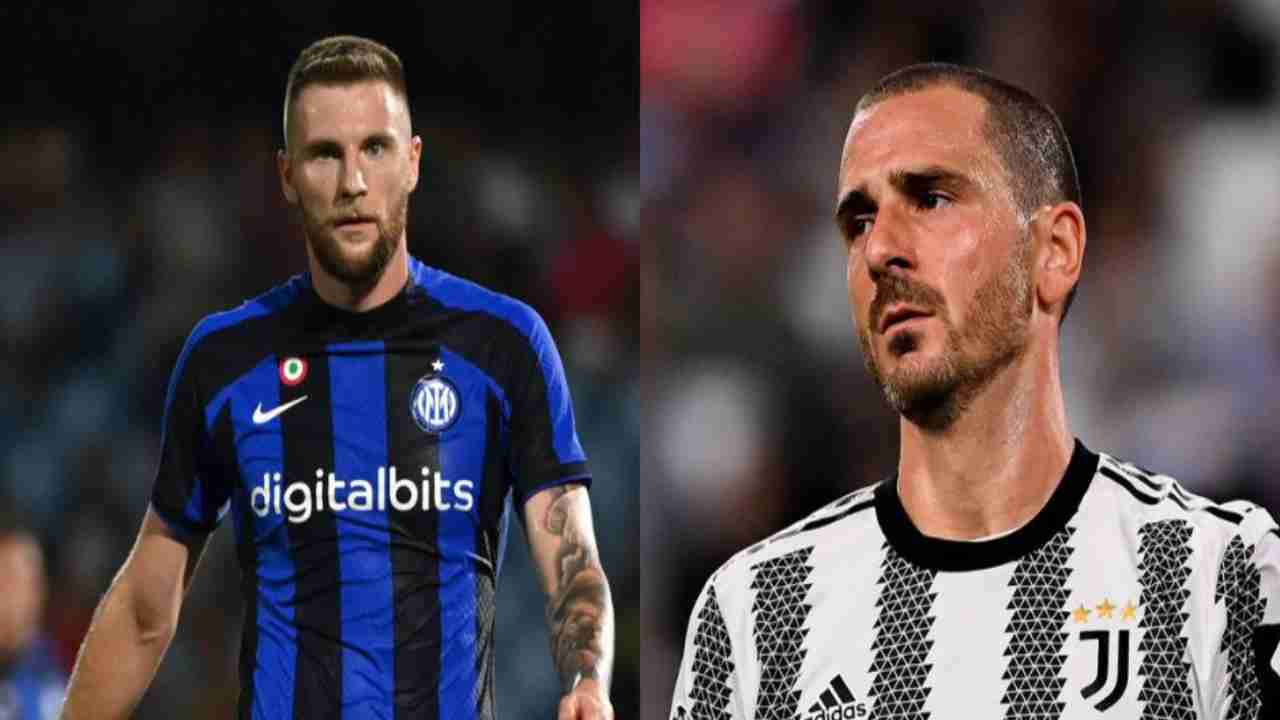 Calciomercato Inter e Juve, da Bonucci a Skriniar: rivoluzione in difesa