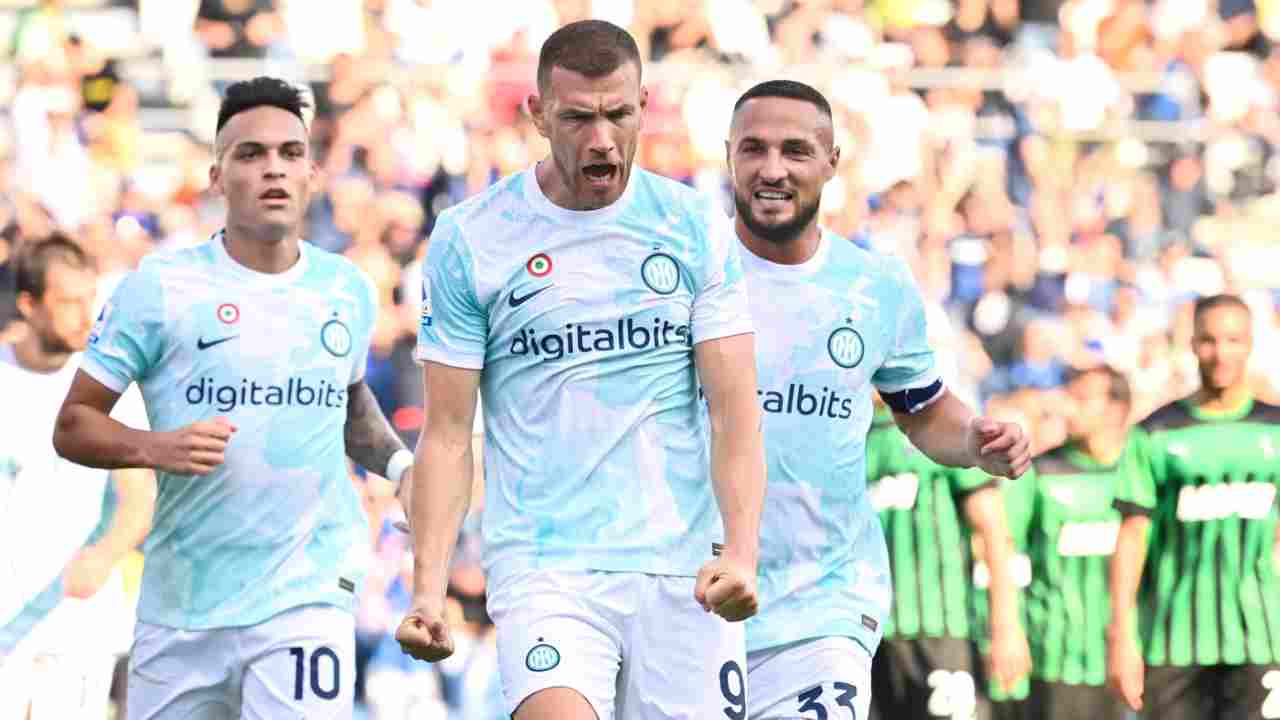 Pagelle e tabellino di Sassuolo-Inter: Dzeko top, male Lautaro