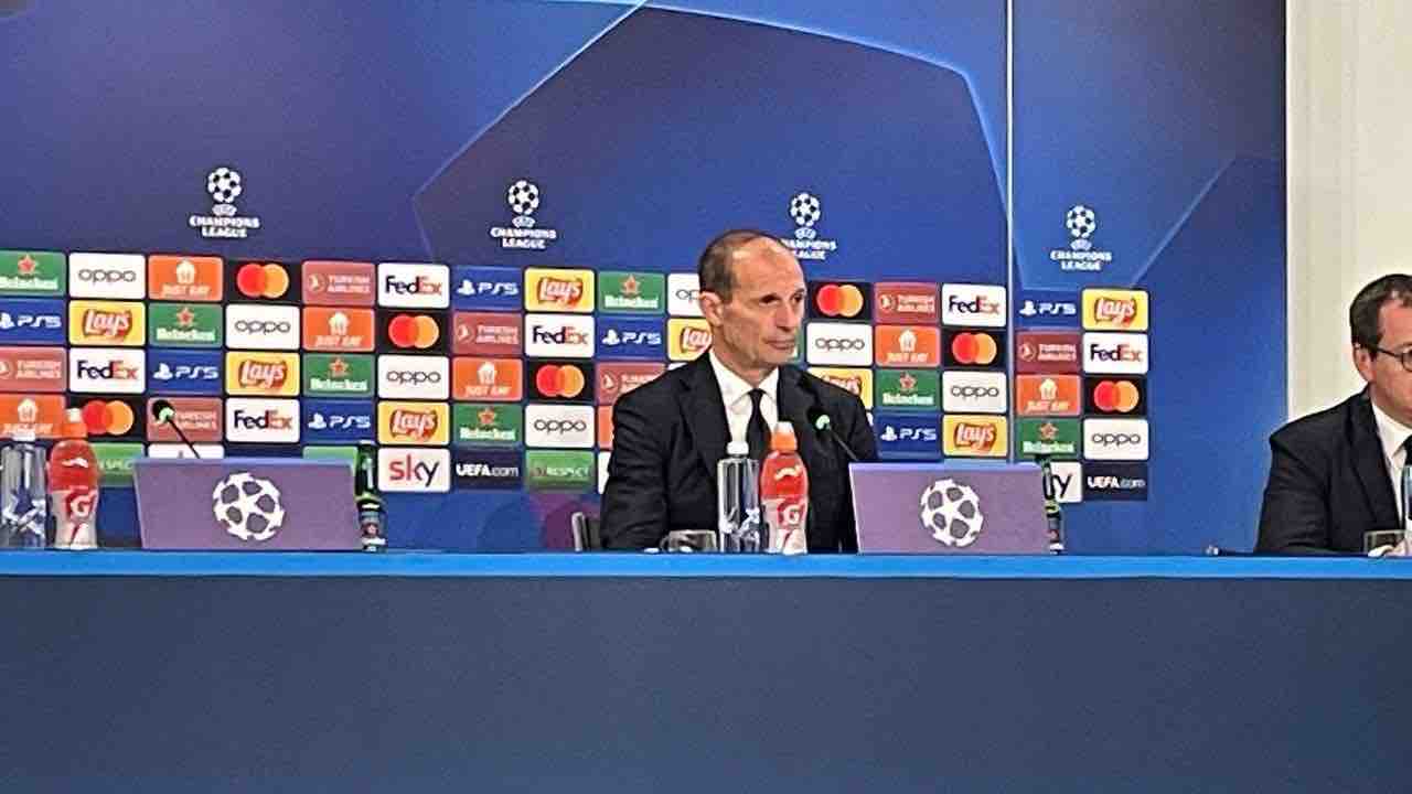 Juventus-PSG, Allegri in conferenza