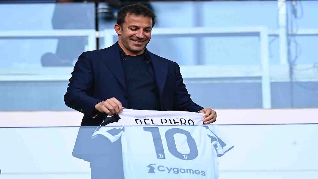 Juventus, annuncio Del Piero