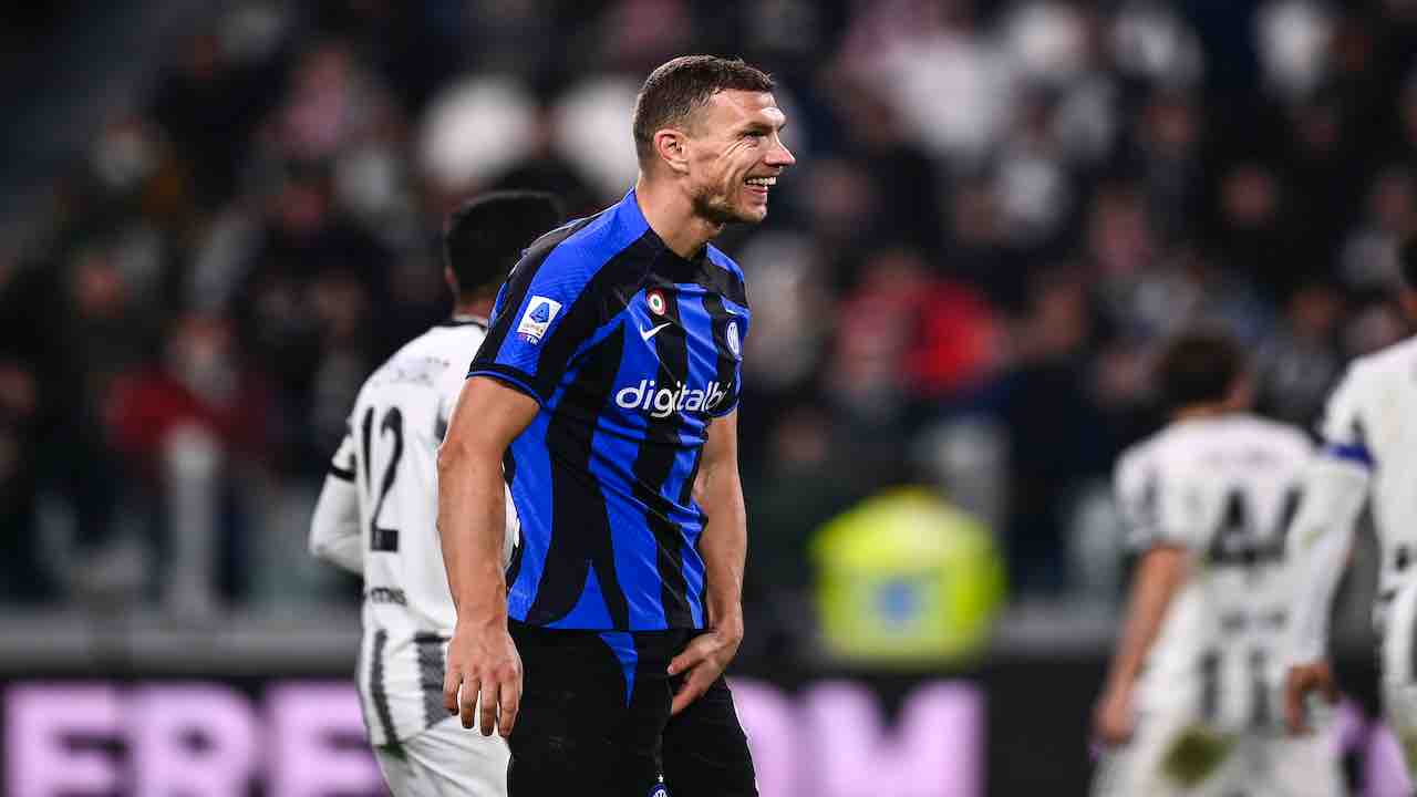 Juventus-Inter, il gesto di Dzeko