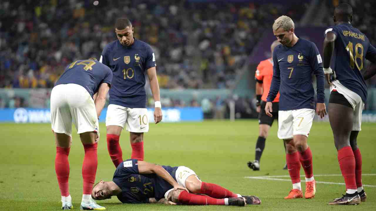 Francia, infortunio tremendo: UFFICIALE la rottura dei legamenti