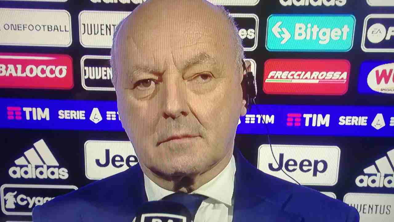 Juventus-Inter, pretattica fino al fischio d'inizio: Marotta 'risponde' ad Allegri