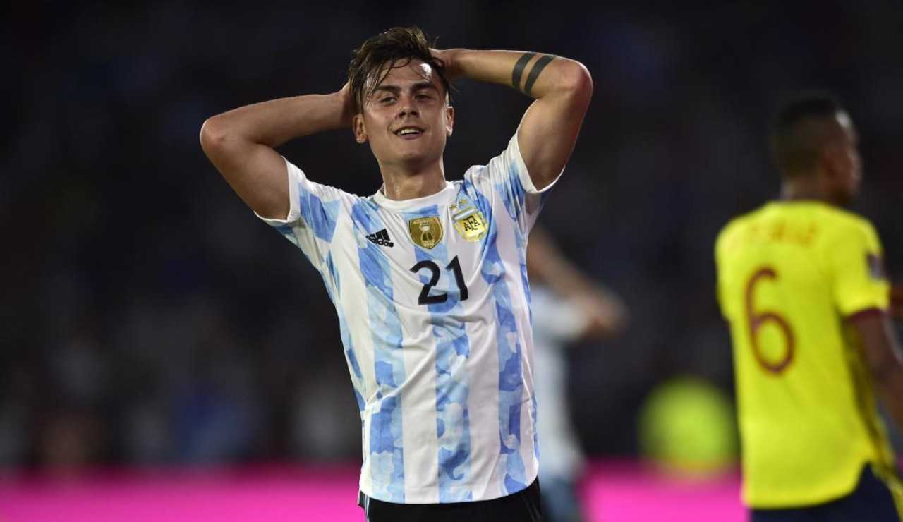 Paulo Dybala disperazione
