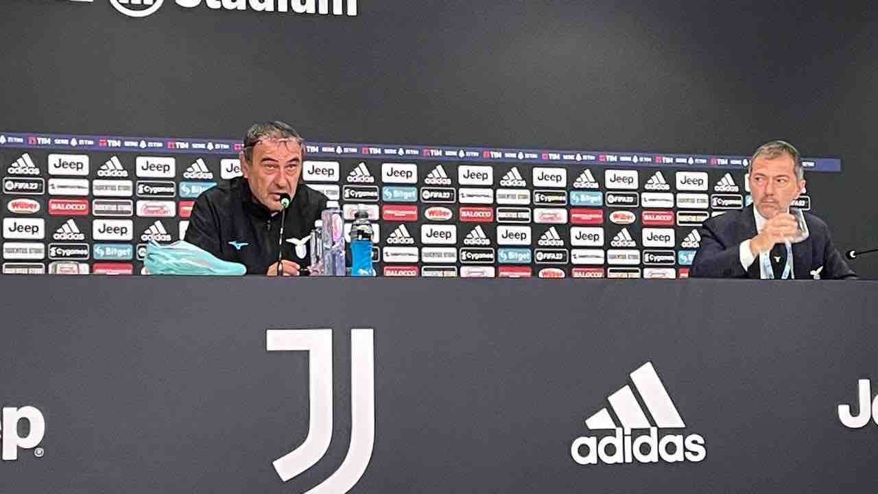 Juventus-Lazio, conferenza stampa Sarri