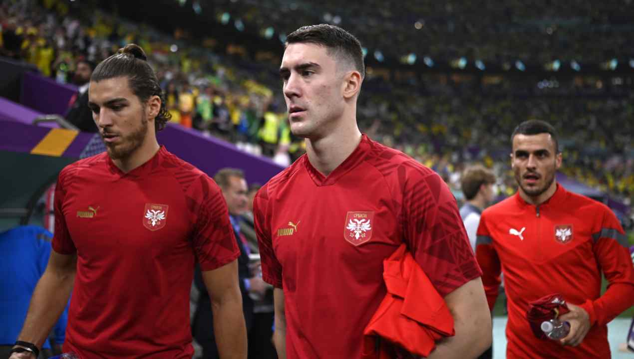 Vlahovic imbarazzante: l'accusa durante Brasile-Serbia