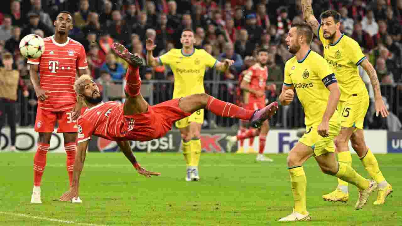 Pagelle e tabellino Bayern-Inter