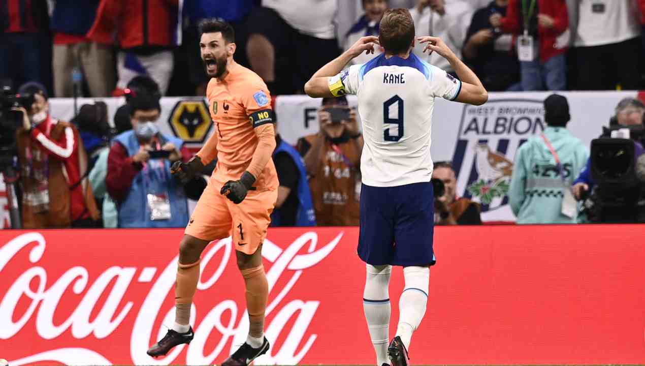 Inghilterra-Francia 1-2: Kane sbaglia il rigore