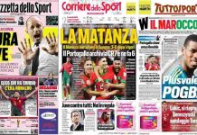 Rassegna Stampa, le prime pagine dei quotidiani sportivi del 7 dicembre